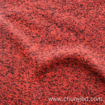 Customized color 100% polyester weft knitted fleece fabric for warm-keeping garments